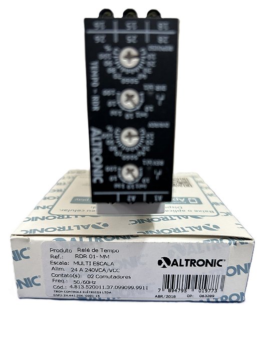 Relé De Reversão de Motor 24-240Vca/Cc 1RDR01 *RDR 01-MM Altronic