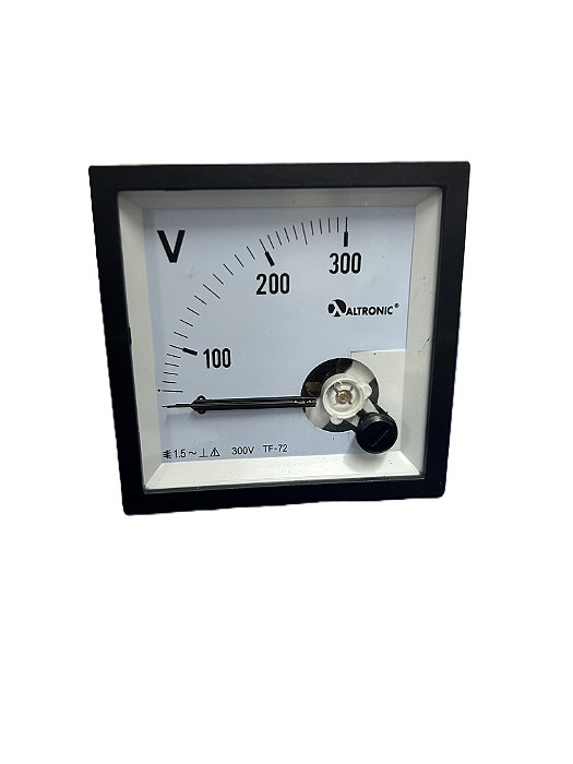 Voltímetro Analógico 72x72mm 0-300Vca *5VOL72300 Altronic