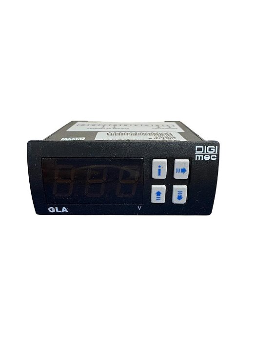Voltimetro Digital 3 Dígitos 73X31mm 220Vca *GLA 0-600Vca Digimec