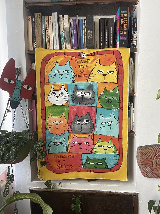 Tela Gatos proféticos
