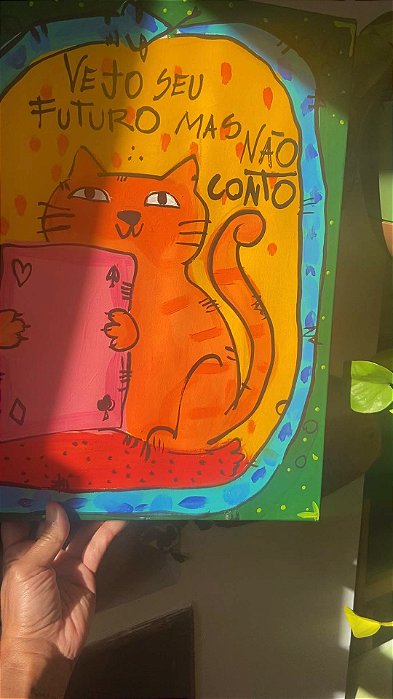 Quadrinho Vejo seu futuro mas não conto
