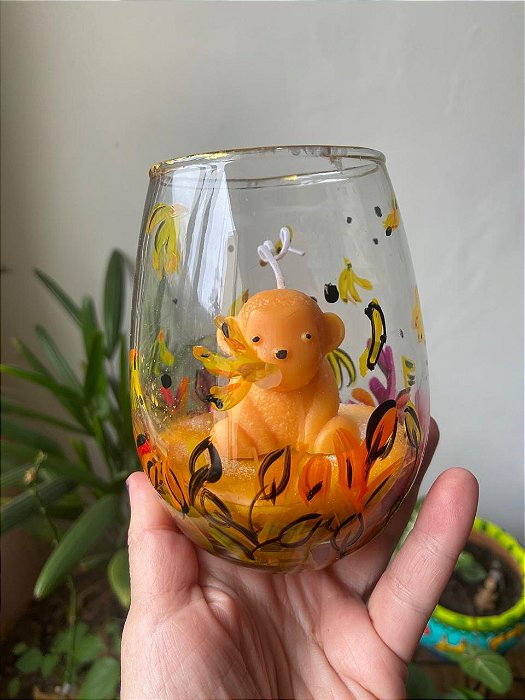 Vela de macaquinho- Selva e bananas