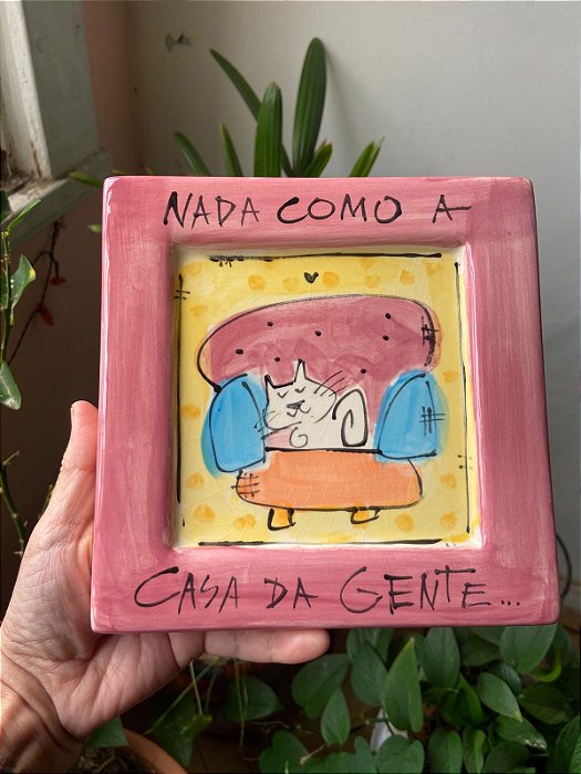 Quadrinho Nada como a casa da gente - Gatinho