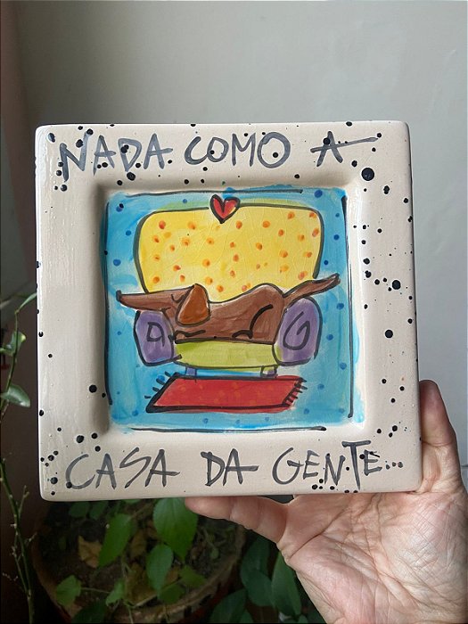 Quadrinho Nada como a casa da Gente- salsichinha