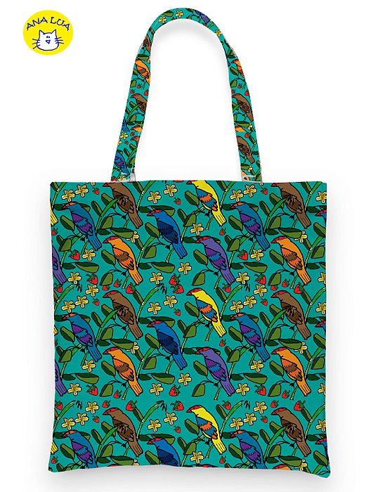 Book Bag Passarinhos