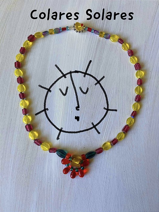 Colar Solar raio de sol