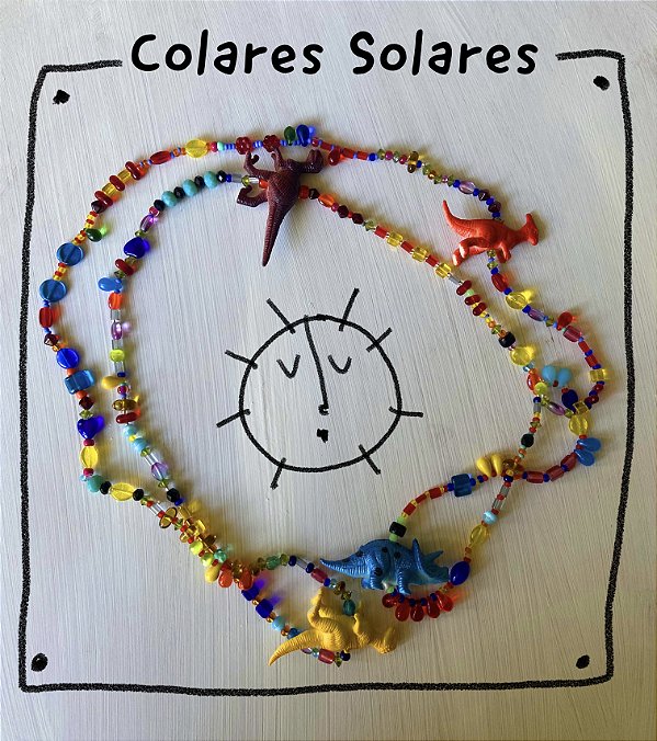 Colar Solar - Dino para que te quero