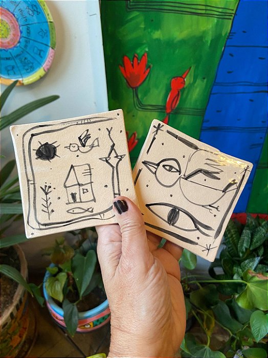 Azulejos de proteção - Pássaro