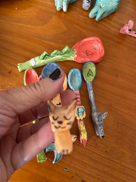 Colher de café gatinho