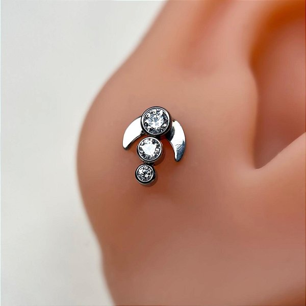 LUA C/ 3 ZIRCONIAS COD:161