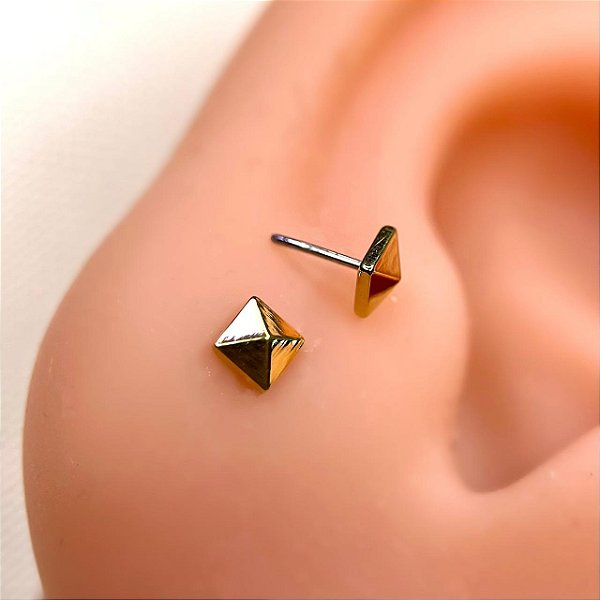 TOPO PRISM PVD GOLD (PUSH PIN) COD:280