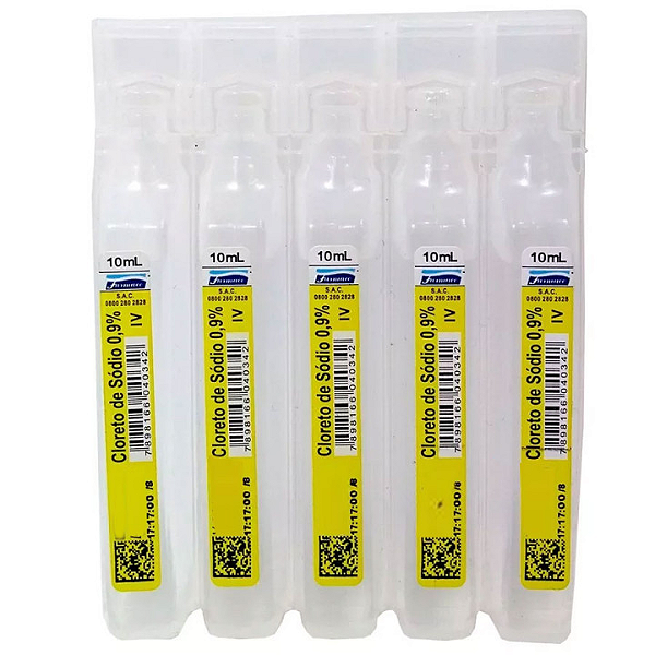 Soro Flaconete 10ml - 5 UNID