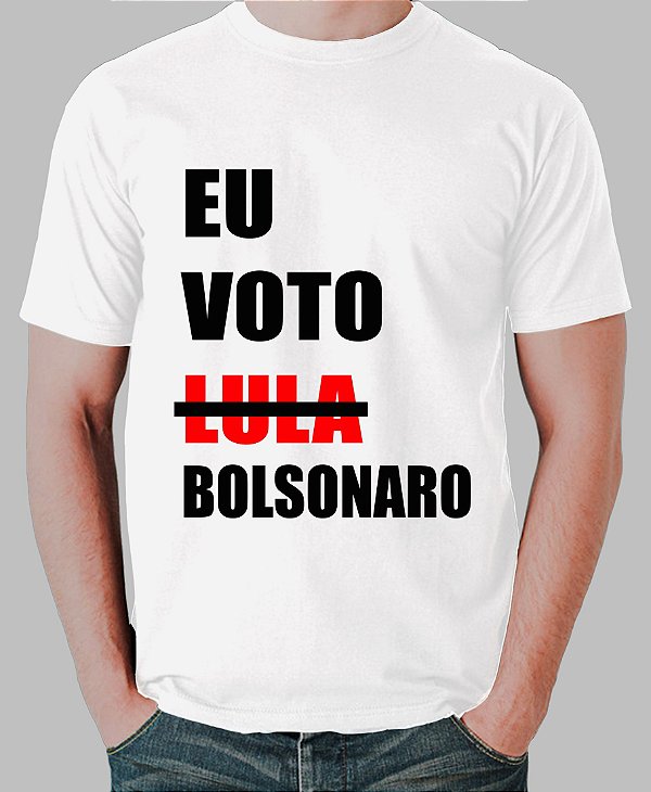 Camiseta Eu Voto Bolsonaro