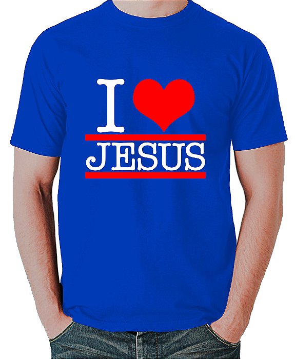 Camiseta I Love Jesus (Estilizado)
