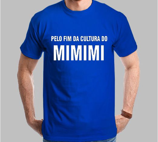 Camiseta Pelo Fim da Cultura do MIMIMI
