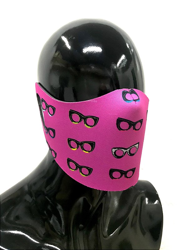 THE MASK: Máscaras Faciais em Neoprene  - Modelo THY - Cor Pink
