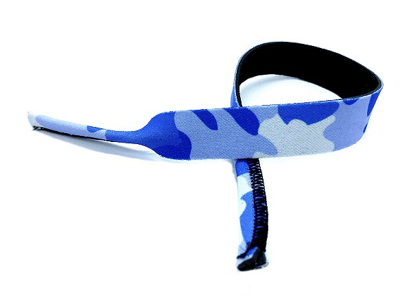 CORDÃO de Neoprene Adulto CAMUFLADO cor Azul