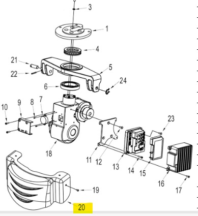 Tampa protetora da bomba para Paleteira Elétrica