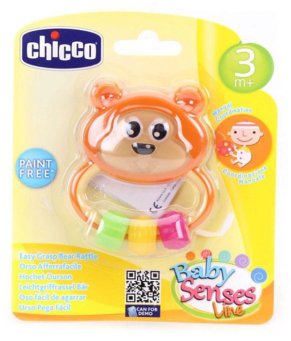 Chocalho Infantil Urso Pega Facil - Chicco