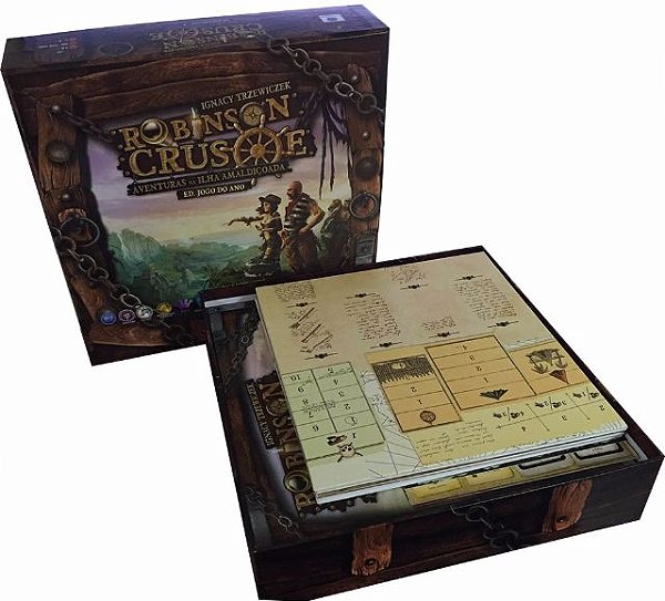 Robinson Crusoé - Aventuras na Ilha Amaldiçoada board game