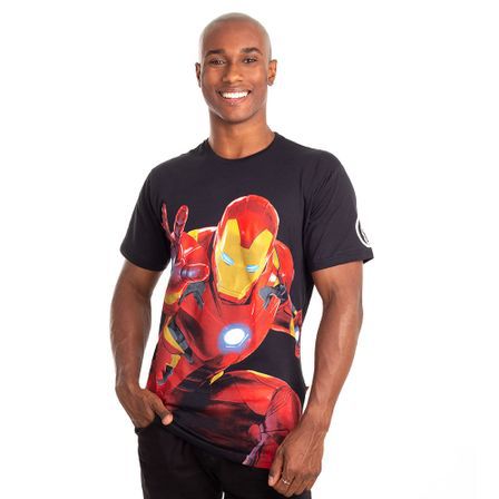 Camiseta Homem De Ferro Super Heroes M