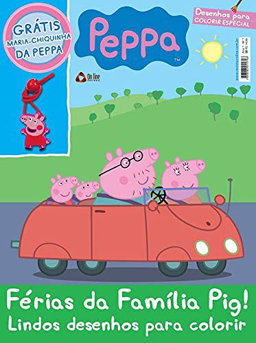 Livrinho - Peppa Pig - Desenhos para colorir - Especial: Férias da família Pig!