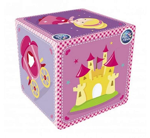 Pelúcia Cubo para Bebe Infantil Princesa