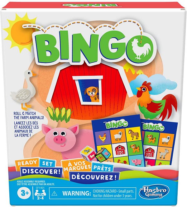 Jogo - Bingo Com Animais Hasbro - Tio Gêra