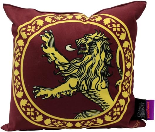 Almofada Fibra Veludo 25x25cm Lannister Game Of Thrones