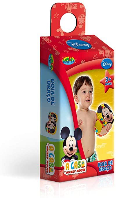 Boia de Braço para Crianças Inflável Mickey 1993 Toyster