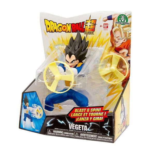 Boneco Dragon Ball Super Lançador Circulo de Fogo Vegeta Fun