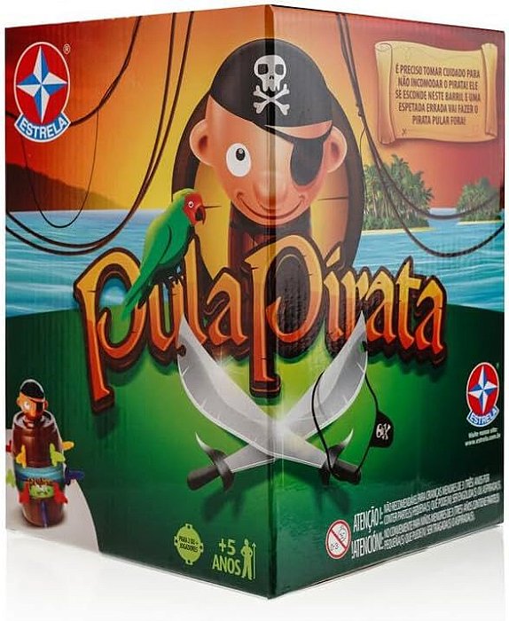 Jogo - Pula Pirata com Realidade Aumentada - Estrela