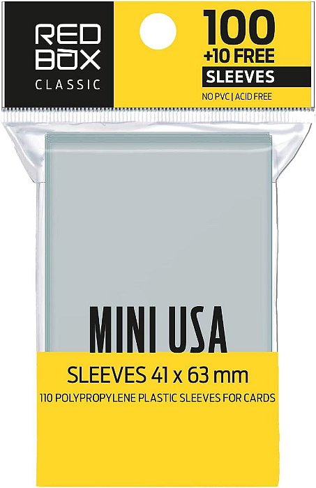 Sleeves Mini USA (41x63mm)  – Redbox