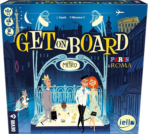 Jogo - Get On Board: Paris e Roma Devir