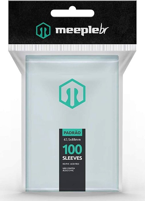 Sleeves MeepleBR - PADRAO (63,5x88mm)