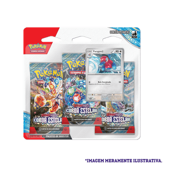 Pokémon Triple Pack Escarlate e Violeta Coroa Estelar