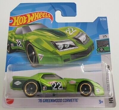 Hot Wheels 21/250 '76 Greenwood Corvette