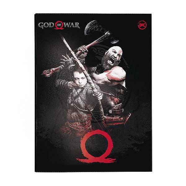 Pasta Catálogo Ofício com Lombo Ajustável God of War