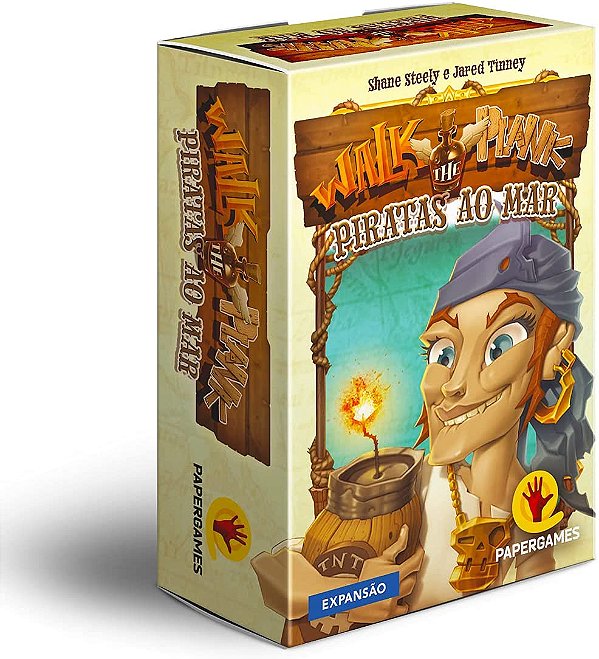Jogo - Walk the Plank: Piratas ao Mar Paper Games - Expansão