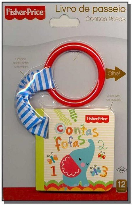Fisher-Price - Livro de Passeio Contas Fofas