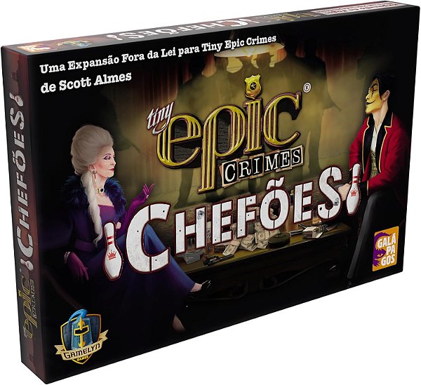 Jogo - Tiny Epic Crimes Chefoes (Expansao) Galápagos Jogos