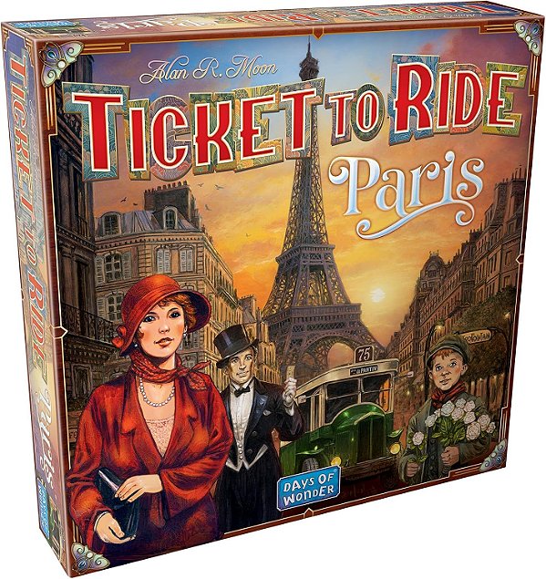 Jogo - Ticket to Ride Paris Galápagos Jogos