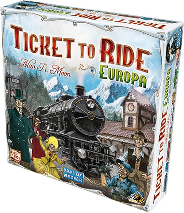 Jogo - Ticket To Ride Europa - Galápagos Jogos