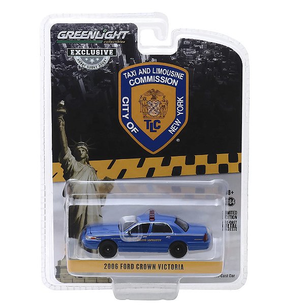 Carro Greenlight Hobby 2006 FORD CROWN VICTORIA Taxi Escala 1/64 (30092)