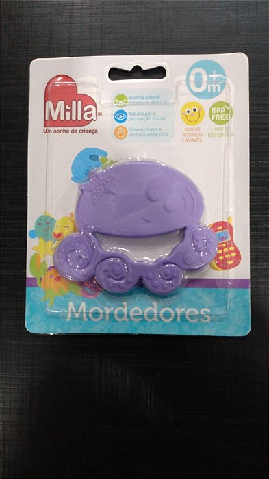 Mordedor Amigos do Oceano Polvinho Roxo - Milla