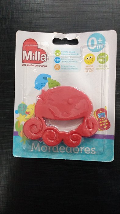 Mordedor Amigos do Oceano Polvinho Vermelho - Milla