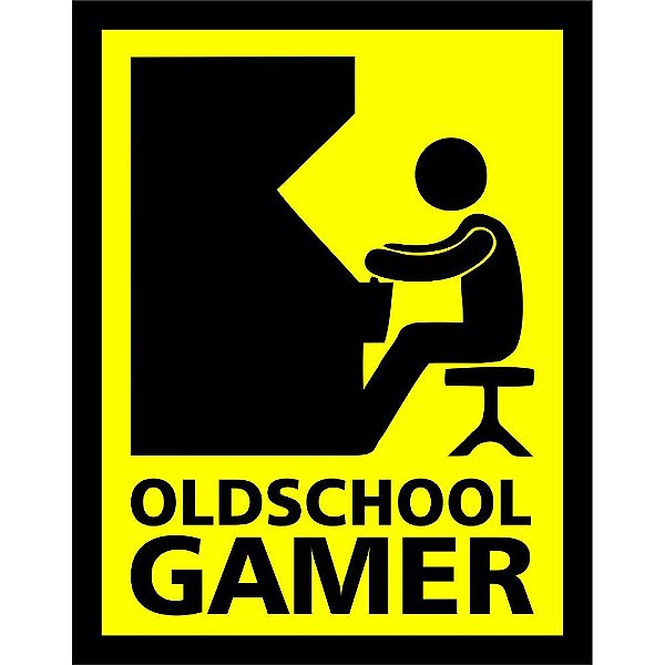 Placa Decorativa Old School Gamer
