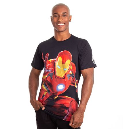 Camiseta Homem De Ferro Super Heroes M Piticas