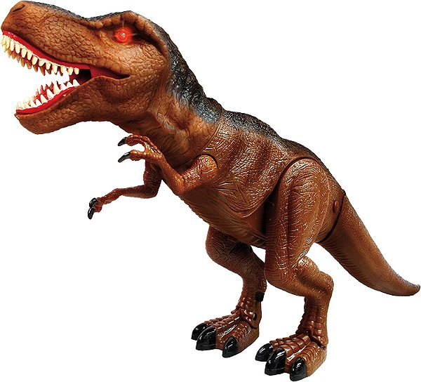 Dinossauro Mighty Megasaur Super T-Rex Movimentos Luz e Sons Fun