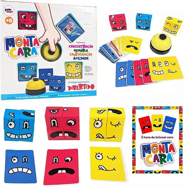 Jogo - Monta Cara Pakitoys
